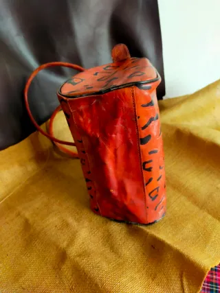 Bolso de piel étnico mujer