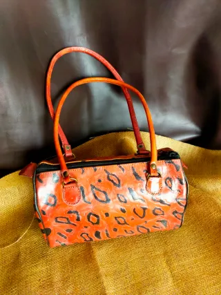 Bolso de piel étnico mujer