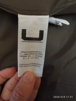 Gabardina verde oliva