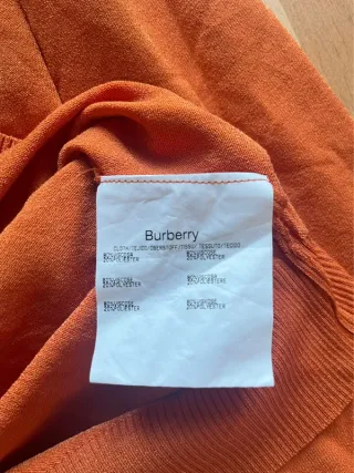 Jersey Burberry Mujer Talla 50 Naranja