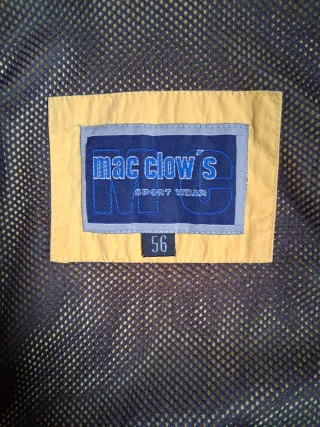 Chaqueta cortavientos hombre amarilla