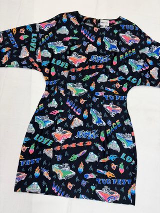 Vestido Bimba y Lola estampado coches y letras