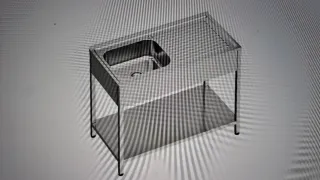 Fregadero bajo barra acero inoxidable