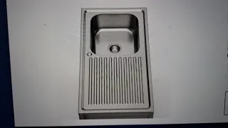 Fregadero bajo barra acero inoxidable