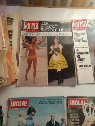 Lote revistas corazón/sociedad de los 70