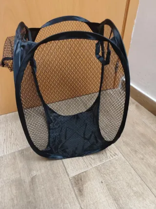 Cesto para ropa plegable negro nuevo estrenar