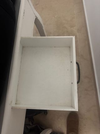 Mesa consola o tocador blanco