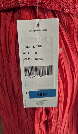 Vestido fiesta NUEVO de tienda, liquidacion -80%
