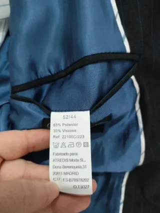 Traje de vestir caballero gris COMPLETO