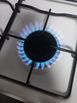 Cocina Gas Edesa 3 fuegos + Horno + Grill +Extract