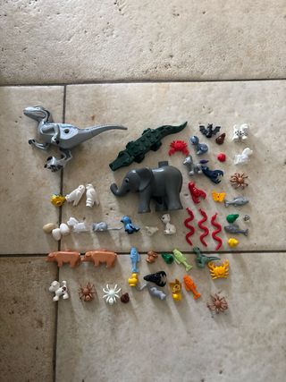 Lego Animali Vari - Dinosauro, Elefante, Coccodril