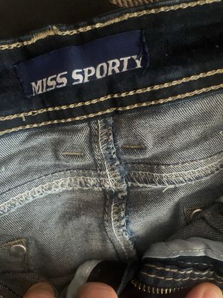 Minigonna jeans Miss Sporty taglia L