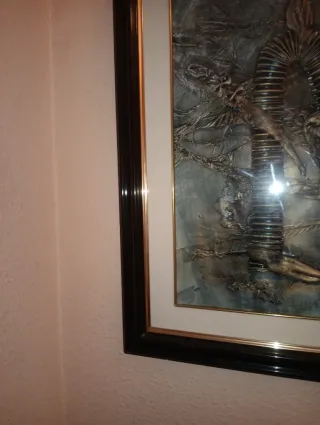 Cuadro Decorativo Metal y Plástico