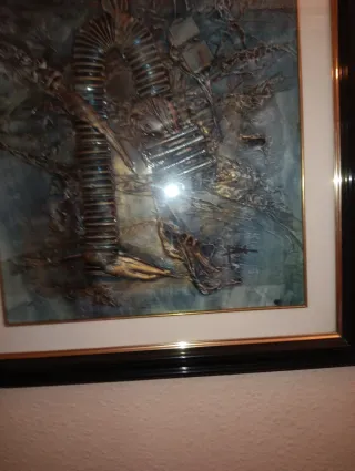 Cuadro Decorativo Metal y Plástico