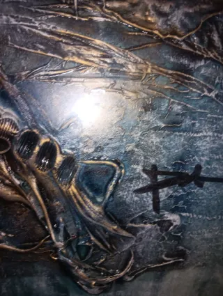 Cuadro Decorativo Metal y Plástico