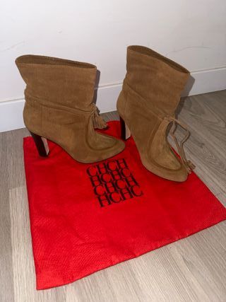 Botas Carolina Herrera Piel Mujer Marrones