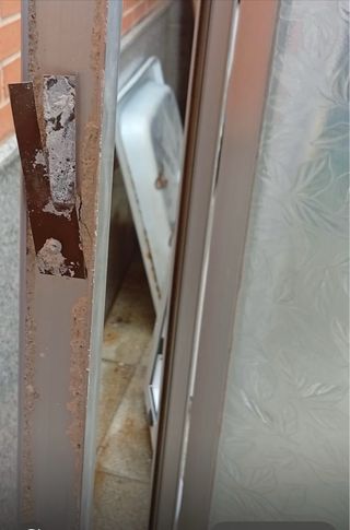 Ventana de aluminio con cristal