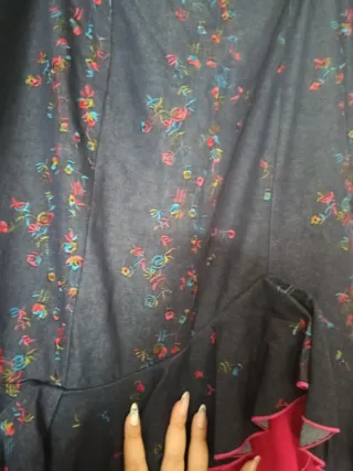 Falda flamenca con volantes