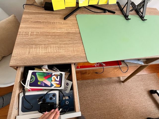 Escritorio Sklum Madera de pino y abeto Baldri