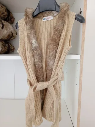 Gilet bambina H&M con pelliccia
