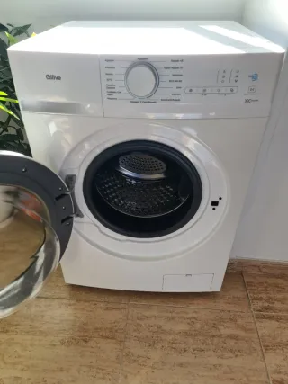 Lavadora Qilive Blanca