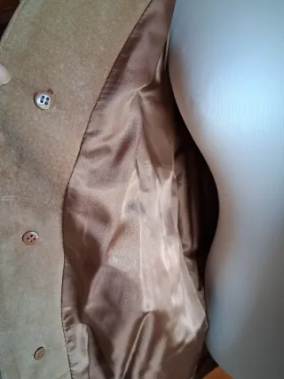 Chaqueta de hombre beige y marrón Talla 52