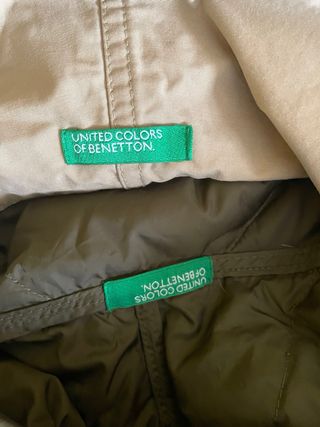 Abrigo como dos, Benetton