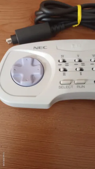 Mando PC Engine Arcade Pad 6 completo