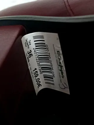 Botín piel Gloria Ortiz Rojo