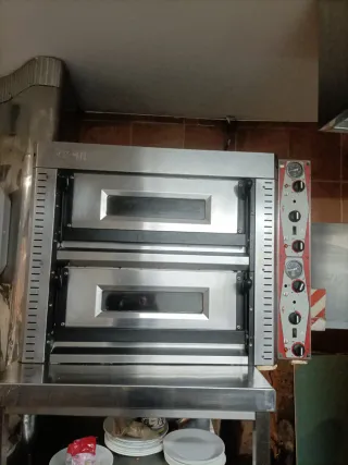 Horno Eléctrico Doble Trifásico para Pizzas