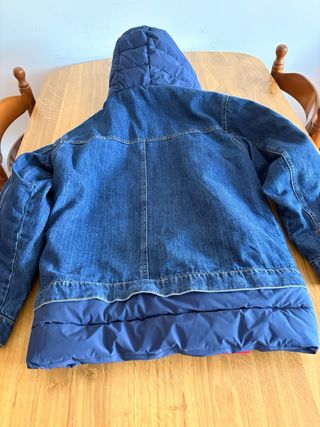 Cazadora Desigual Azul con Capucha
