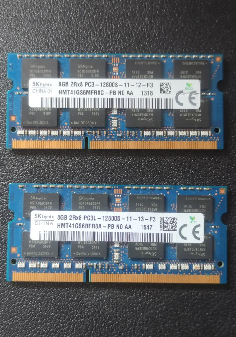 2x8Gb (16Gb) SK hynix DDR3L 1600MHz SODIMM RAM