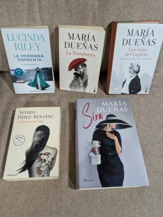 Libros María Dueñas, Lucinda Riley, Arturo Pérez R