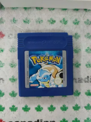 Pokémon Azul Game Boy Caja Manual Cartucho