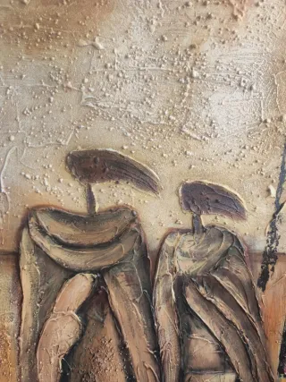 Cuadro Lienzo Abstracto 100x100cm