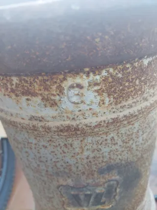 Estufa antigua de leña