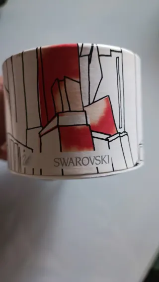 Pinguino Swarovski cristallo azzurro