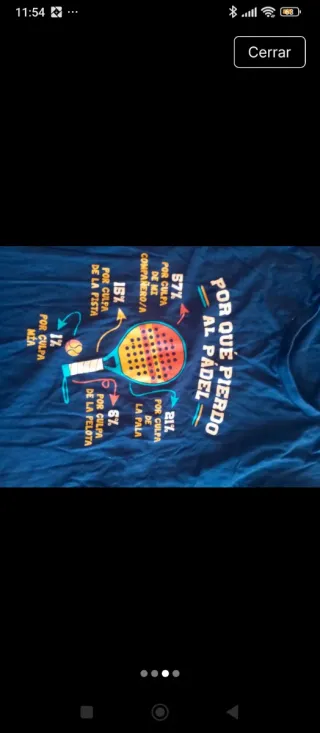 Camiseta Por qué pierdo al pádel