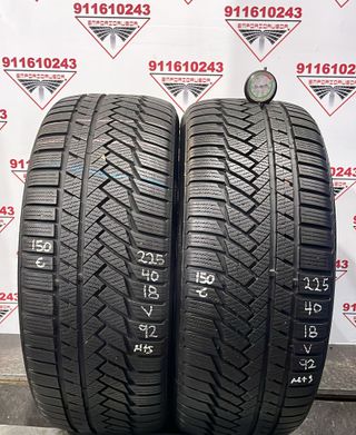 225 40 18 V CONTINENTAL RUEDA AL 90% VIDA UTIL