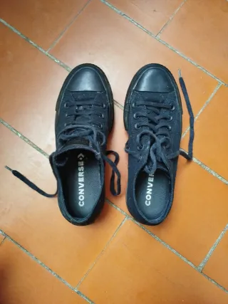 Converse negras talla 36