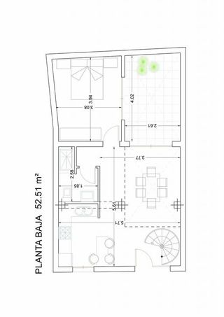 Casa adosada en venta en Pueblo de Cullera en Cullera