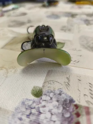 Señuelo de pesca verde y negro solo MADRID