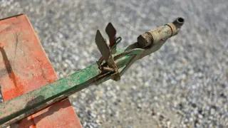 Remolque Agria verde y naranja