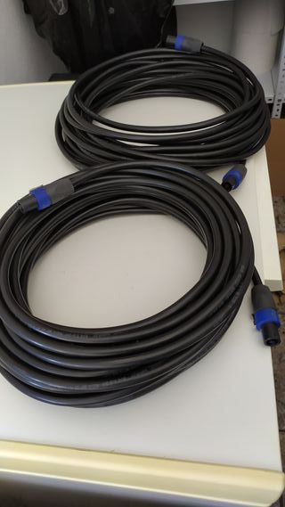 Mangueras Speakon 4x2.5mm 15m (2 unidades)