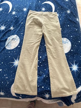 Pantaloni DOW Trend beige velluto