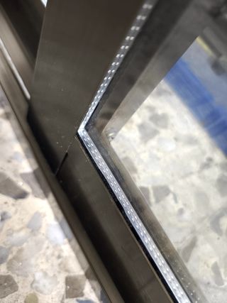 2 Ventanas correderas de Aluminio 194 x 120 cm