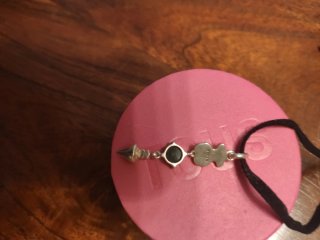 Colgante Tous Onix Plata 4cm Nuevo