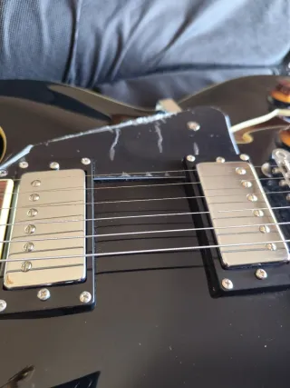 Guitarra Harley Benton hb35 y amplificador orange