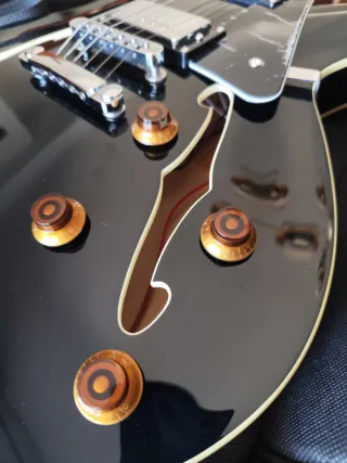 Guitarra Harley Benton hb35 y amplificador orange