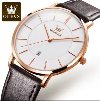 Reloj Olevs Hombre Oro Blanco